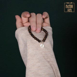  Vòng tay trầm hương mix charm bạc theo cung hoàng đạo - Vòng tay tay nữ xinh 