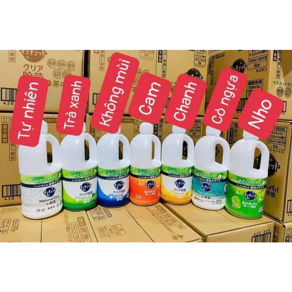 Nước rửa chén bát Kao Nhật Bản 1250ml