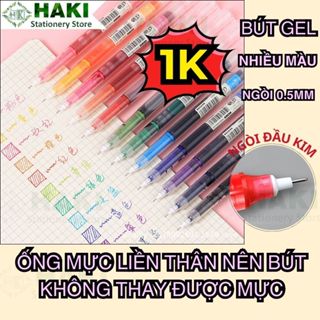 Bút Mực Gel Haki Ngòi 0.5mm Nhanh Khô Nhiều Màu Sắc B25