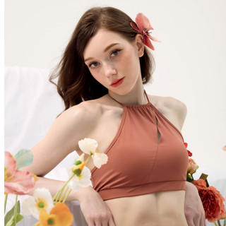 Ivy (Hồng Rose Taupe) Pole Dance Outfit – Set Múa Cột Cao Cấp, Bodysuit Elegant, Ballet Barre Aerial | Spincess