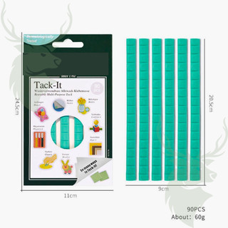 Đất sét đa năng take it vỉ 90 miếng, keo đa năng dính nail gắn móng tay giả