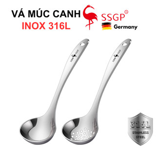 Vá canh Inox 316L Family cao cấp SSGP của Đức - SS11608 Muôi canh Thìa canh Vá canh, muỗng thìa lẩu