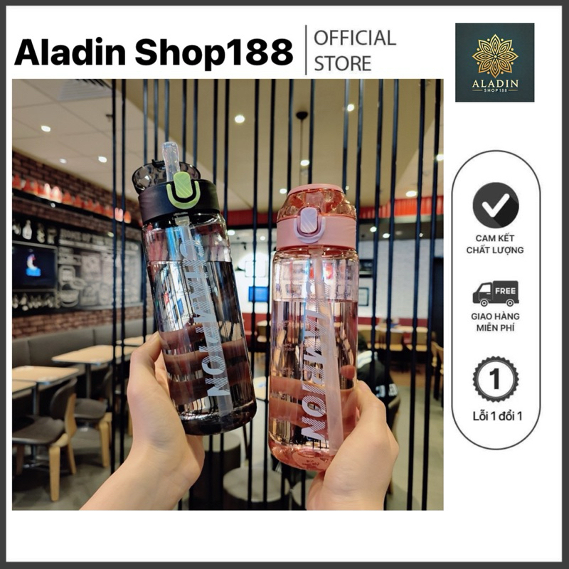 Bình Nhựa Uống Nước, Bình Nước Tập Thể Thao,Bình Uống Nước,Nhựa PC Không BPA 650ml-800ml-1000ml