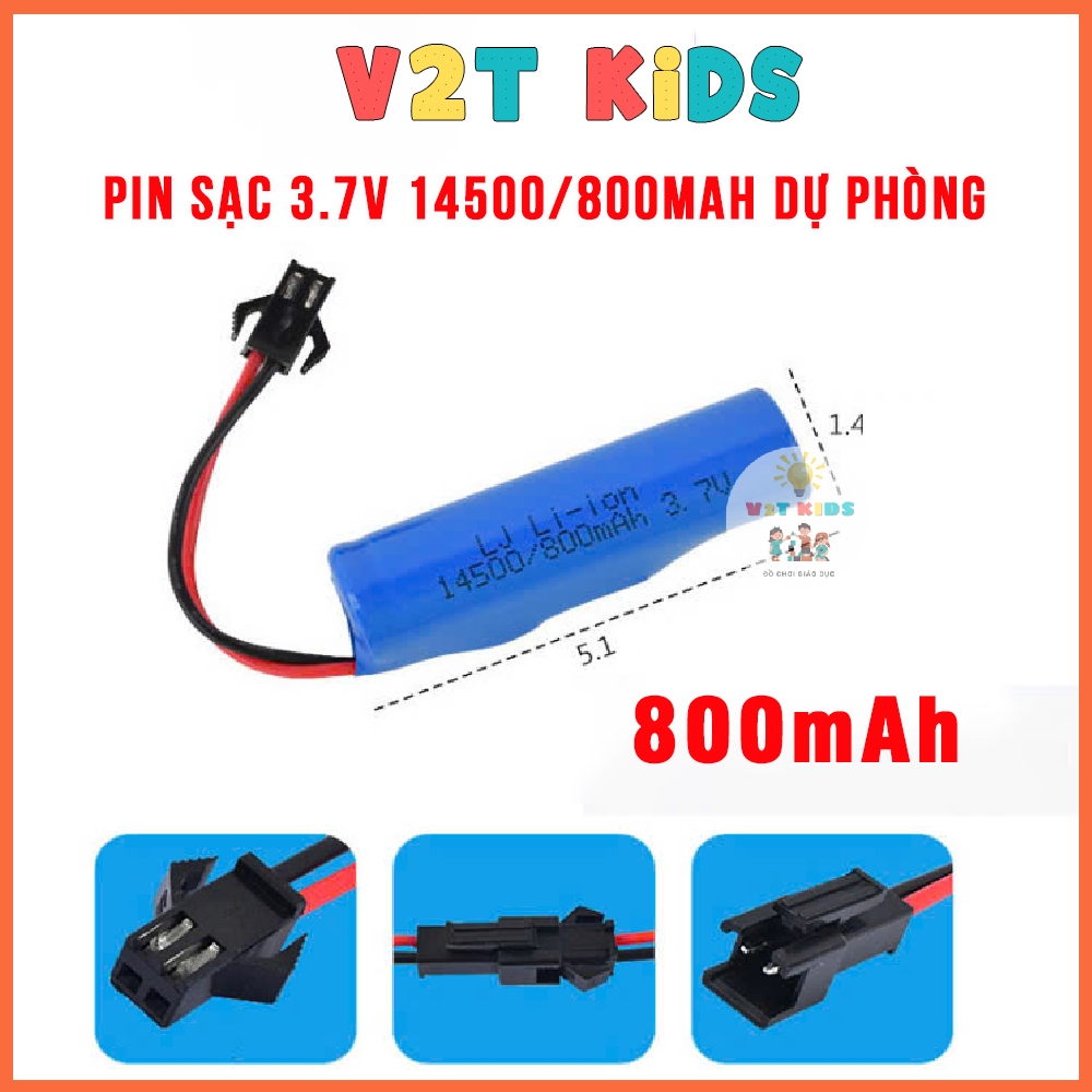 Pin Sơ Cua Cho Chó Robot, Ô Tô, Xe Tăng, Xe Biến Hình