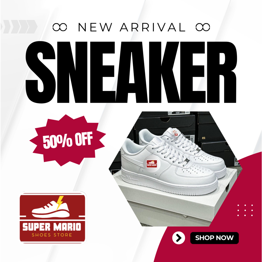 Giày _AF1 Trắng, Giày Thể Thao Nam Nữ _AF1 Full Trắng Phong Cách Basic Dễ Phối Đồ Cân Mọi Outfit Hot Hit.