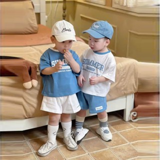 Đồ bộ bé trai bé gái mùa hè chất vải mềm mịn thoáng mát , Quần áo trẻ em phong cách thể thao đủ size cho bé