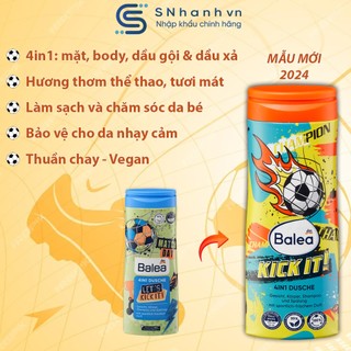 Sữa tắm gội thuần chay Balea Đức cho bé từ 3 tuổi