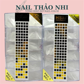 Móng úp HSM nhám sẵn tem GB , chuẩn size 0-9 Hàng Chính Hãng , móng giả NAIL THAO NHI