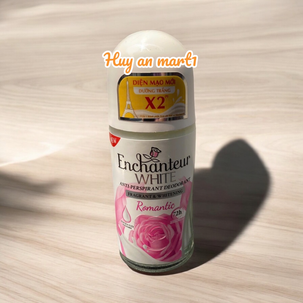 Lăn khử mùi dạng sữa dưỡng trắng da Enchanteur 50ml/ Lăn khử mùi hương nước hoa Pháp Enchanteur 50ml