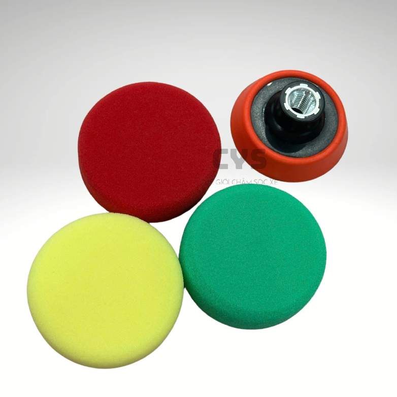 Combo 3 Phớt Đánh Bóng 1 inch, 2 inch 3 inch, Phớt Đánh Bóng 3 Bước Cao Cấp Kích Thước 1 inch, 2 inc