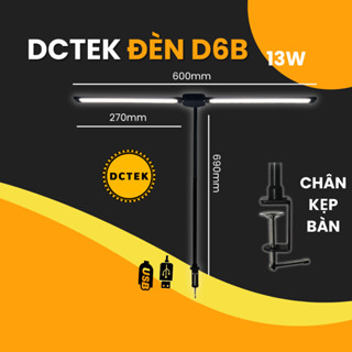  Đèn học kẹp bàn đèn kẹp bàn làm việc DCTEK B6B chân đế dạng kẹp chống cận bảo vệ mắt 5 chế độ 