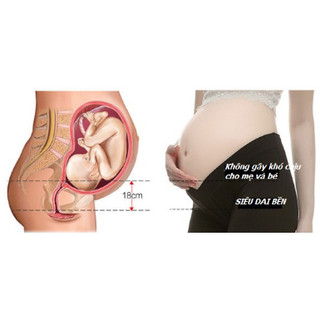Sét 2 Quần lót đùi mặc váy bầu viền ren cạp chéo co giãn thoản mái