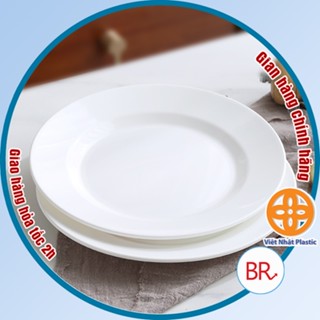 Đĩa phíp tròn Việt Nhật 2 size (1208), Đĩa tròn nhựa phíp đựng hoa quả, bánh kẹo màu trang nhã -Buôn rẻ 01772