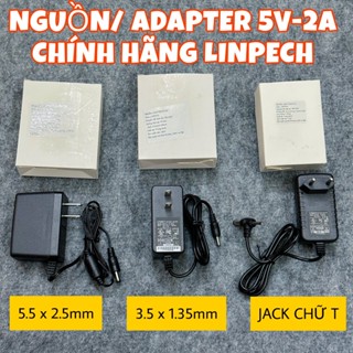 Nguồn 5v 2a Linpech chân to - chân kim , Chân T 2 đầu cho camera, đầu kỹ thuật số.