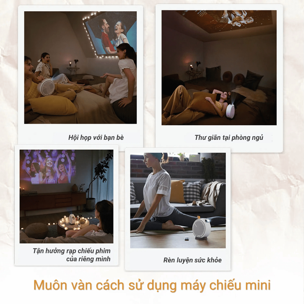 BenQ GV30_Máy chiếu mini LED không dây Android TV với hệ thống loa 2.1 & lấy nét tự động | BigBuy360 - bigbuy360.vn