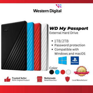 Ổ cứng ngoài Western Digital WD 1TB / 2TB USB 3.0 Ổ cứng di động Đĩa cứng hdd gắn ngoài
