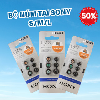 Bộ 3 cặp nút tai nghe Sony thay thế cho tai nghe nhét tai inear - Size S/M/L