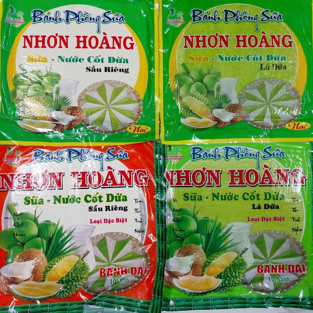 Bánh phồng sữa nước cốt dừa Nhơn Hoàng - đặc sản Miền Tây