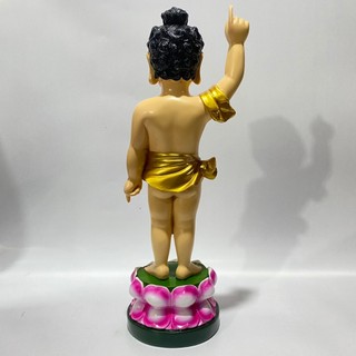 Tượng Đức Phật Đản Sanh cao 38cm nhựa composite