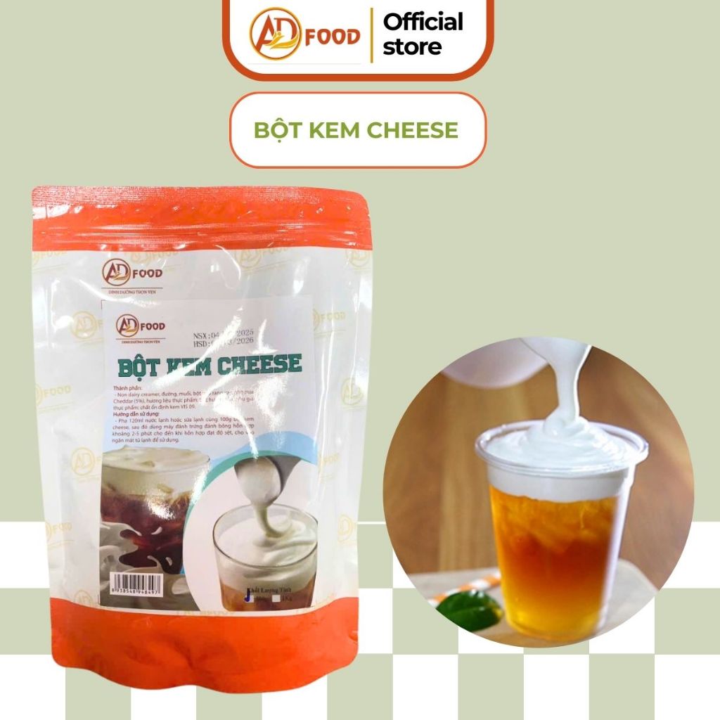 gói 500gr bột kem cheese thơm ngon