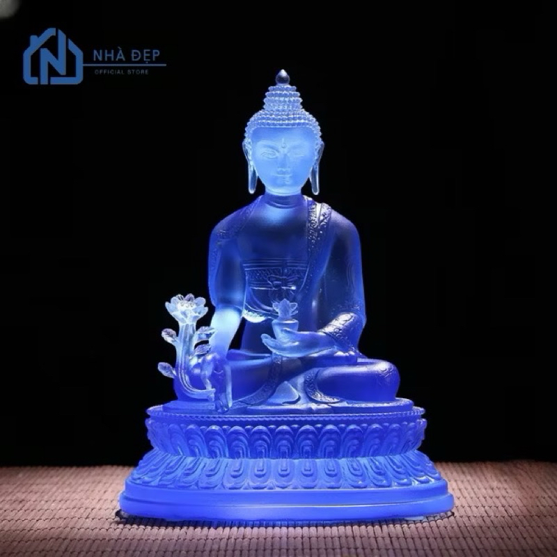 Khuôn Tượng Phật Dược Sư Lưu Ly 12cm, Khuôn Silicon Đúc Tượng Dược Sư nhỏ, khuôn Dược Sư nhỏ, khuôn 