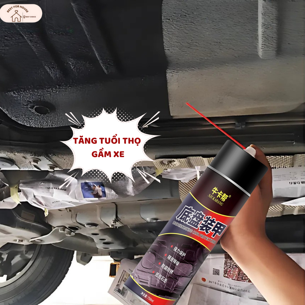 Sơn Phủ Gầm Cao Su Non BEST-SG01 750ml