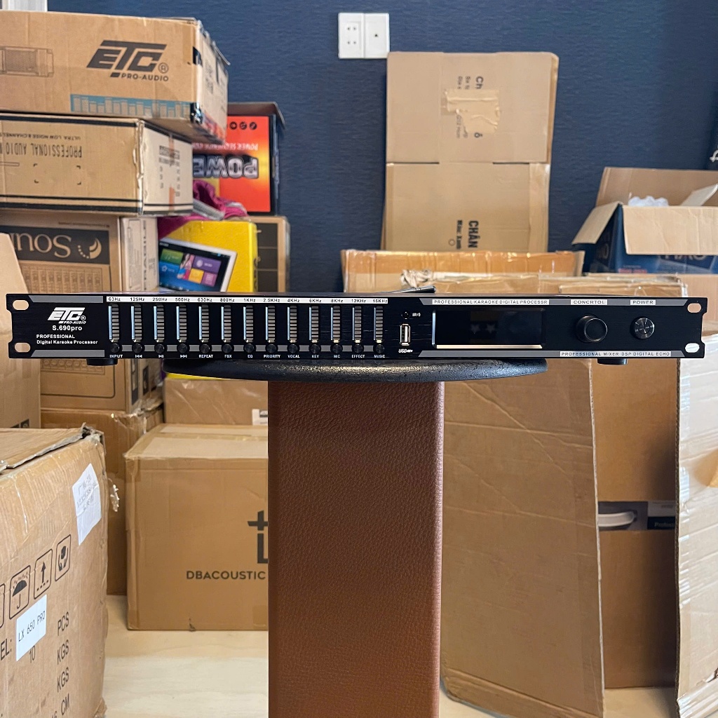 Vang cơ lai số ETC Pro Audio S690 Pro | Vang Cơ Có Đèn Led Nháy Theo Nhạc