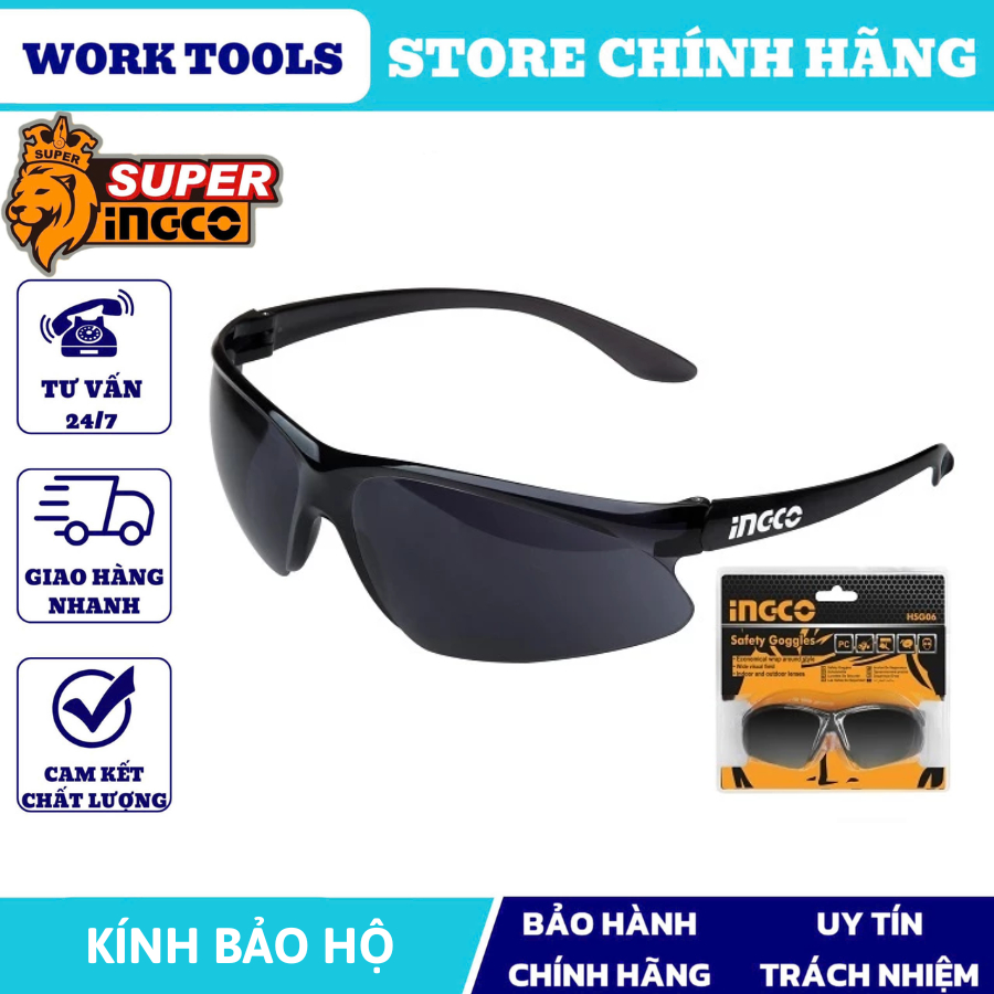 INGCO Kính bảo hộ HSG06 (Cam kết Chính Hãng 100%)