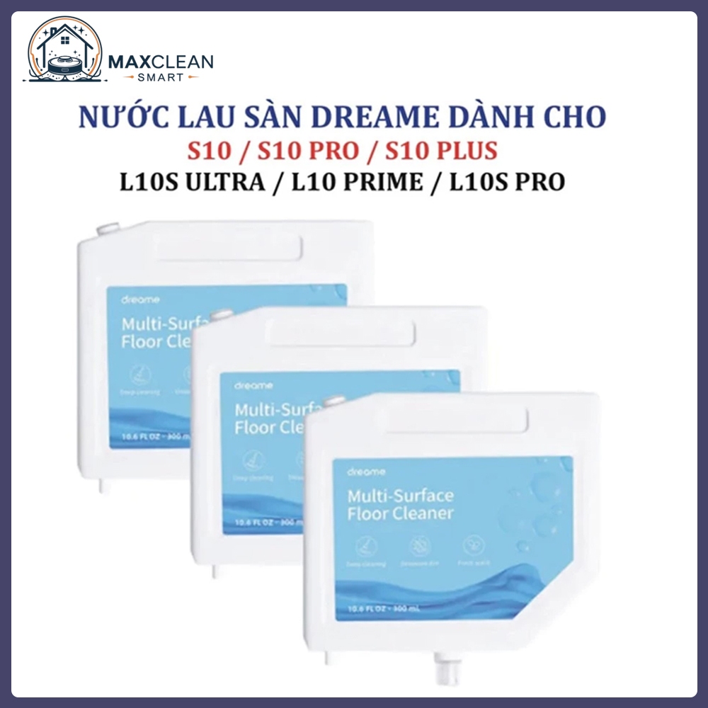 Nước Lau Sàn Cho Robot Dreame L10S Ultra / L10S Ultra SE, S10 / S10 Pro, Bình Nước Tự Pha Nội Địa Tr