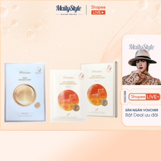 C580_Combo 1 hộp Mặt nạ cá hồi JMsolution  (V337) + 1 Hộp Mặt nạ JM Solution tinh chất vàng (V139)