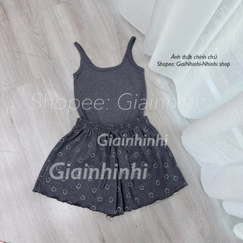 Sét đồ ngủ hai dây họa tiết sexxy co giãn, Bộ ngủ 2 dây mát lạnh BN0082 - NhiNhi Shop | BigBuy360 - bigbuy360.vn