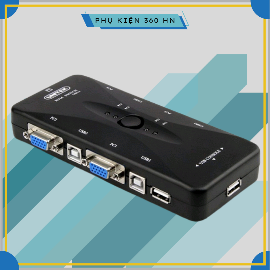 Bộ Switch KVM 4 cổng USB ViKI MT-401UK