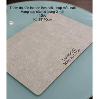 Thảm da sần lót bàn làm nail