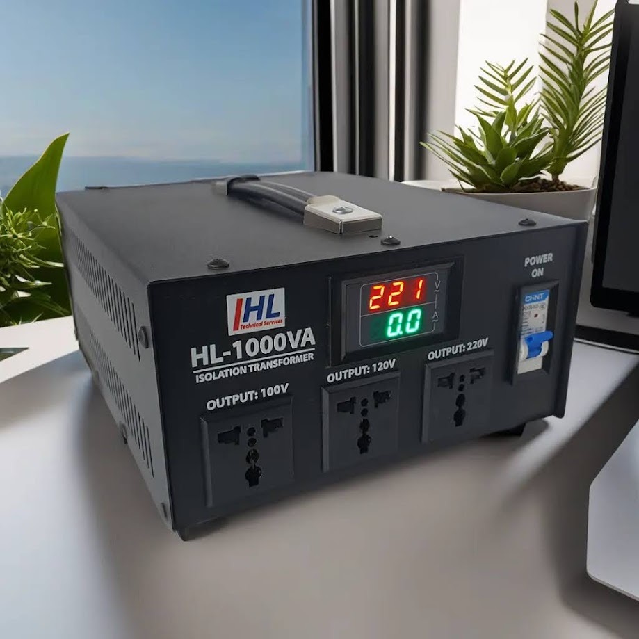 Biến áp cách ly 1KVA -2KVA 100V/120V/220V 100% dây đồng chống giật bảo hành 3 năm - Điện Tử Hợp Long