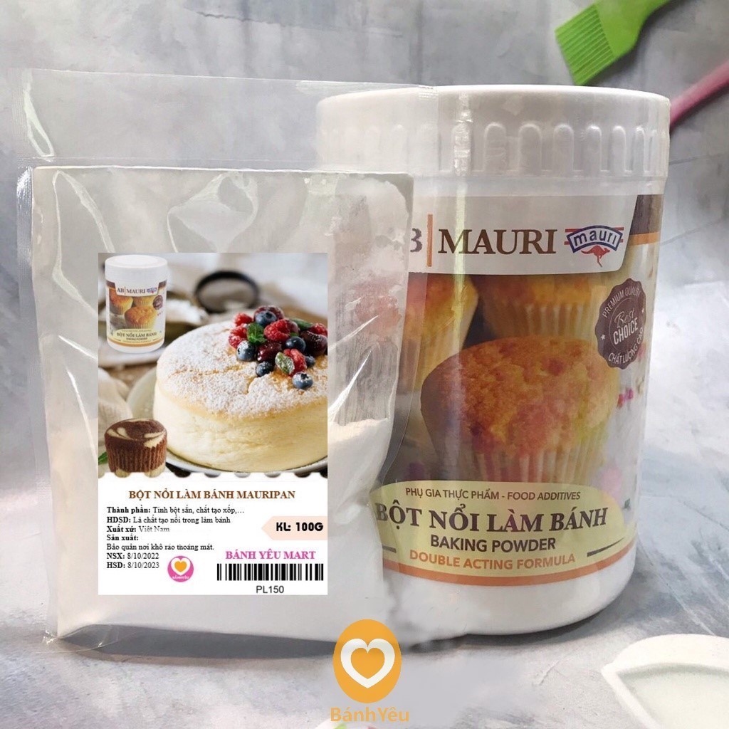 Bột Nổi Mauri  làm bánh Chia lẻ 100g - PL150