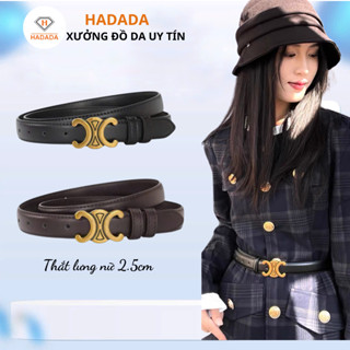 Thắt lưng, đai váy da PU cỡ 2.5cm phong cách trẻ trung thời trang, kiểu dáng phổ thông phối quần jean DV460