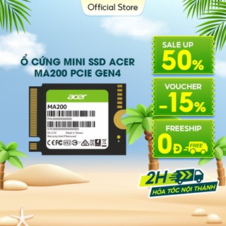 Ổ cứng SSD Acer MA200 512GB|1TB; M.2 2230 PCIe Gen4x4 NVMe 1.4; Read speed upto 5200 MB/s - BH 5 năm