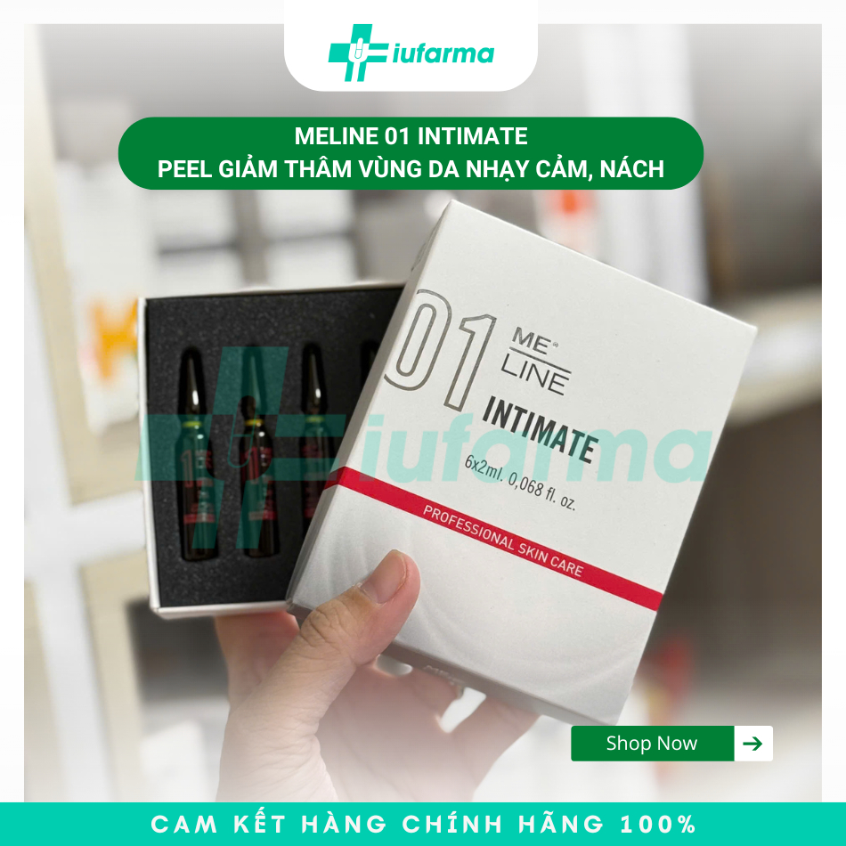 MELINE 01 INTIMATE Peel Giảm Thâm Vùng Da Nhạy Cảm, Nách, Mông Innoaesthetics (có kèm nắp đậy bảo qu