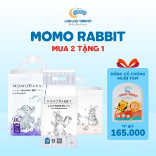 Bỉm tã Momo Rabbit nội địa Hàn Quốc dán/quần bỉm đêm đủ size gái/trai mềm mỏng thấm hút tốt
