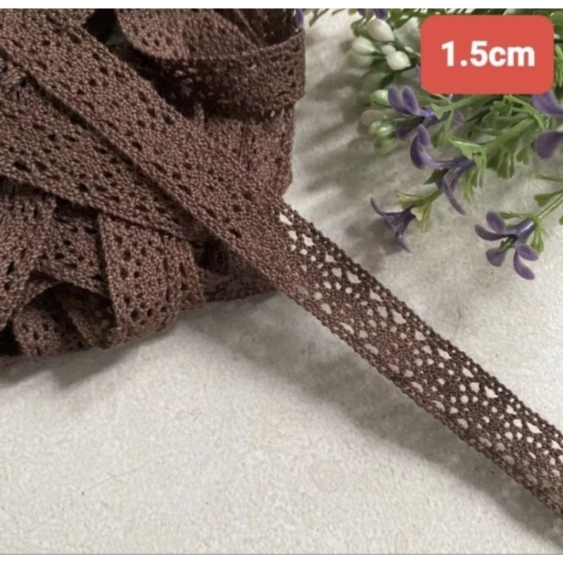 Ren chỉ cotton size 1.2 đến 1.5 cm.(dây 7 mét)