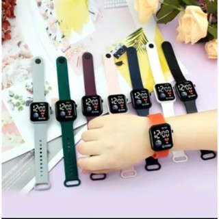 Đồng hồ điện tử cho bé màn led xem giờ và ngày tháng nhiều màu đẹp