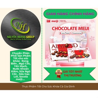 Kẹo Hạnh Nhân Bọc Socola  Almond Meiji 79g