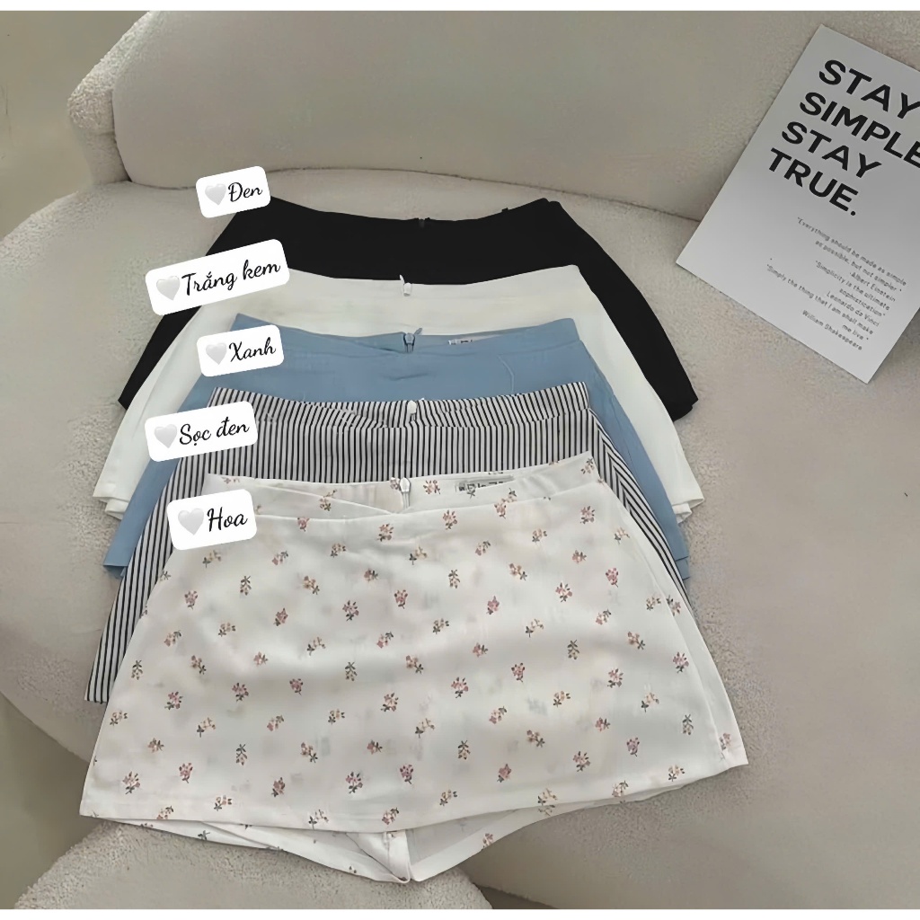 CHÂN VÁY CẠP TRỄ, có quần trong - 2 lớp, dây kéo phía sau lưng, size SML | BigBuy360 - bigbuy360.vn
