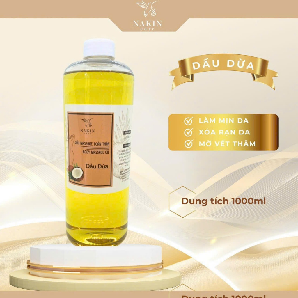 Dầu Dừa Massage Body 1000ml