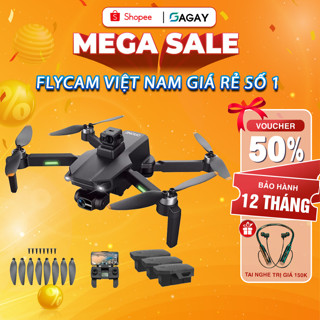 Flycam M218, flycam cao cấp có cảm biến va chạm, gimbal chống rung 3 Trục, camera 4K sắc nét
