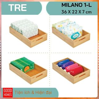 Khay tre đựng đồ phục vụ đa năng