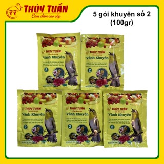 5 gói cám khuyên Thúy Tuấn số 2 cao cấp 100gr - Cám chim Thúy Tuấn chính hãng