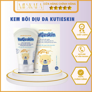 KUTIESKIN Kem bôi dịu da, mẩn ngứa cho bé bị rôm sảy muỗi đốt côn trùng cắn Kutieskin màu trắng vàng