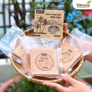  Bánh Tráng Dừa Nướng Đặc Sản Phú Yên Béo Thơm Giòn Tan Ít Cay Hộp 80Gr 