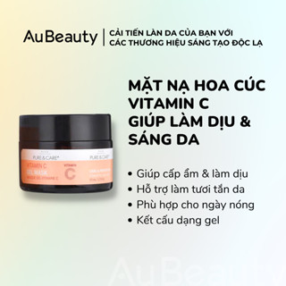 Mặt Nạ Vitamin C Hoa Cúc Hỗ Trợ Làm Dịu và Tươi Sáng Làn Da | PUCA - PURE & CARE Vitamin C Glow Brightening Gel Mask
